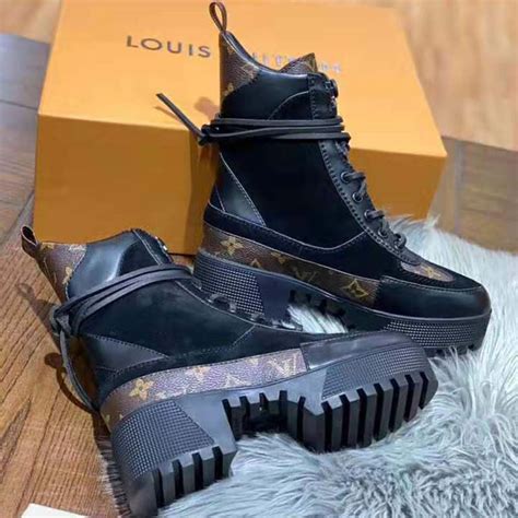 louis vuitton desert boots dames|louis vuitton suede boots.